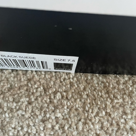 DOLCE VITA BLACK SUEDE BOOTIES - Picture 4 of 4